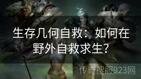 生存几何自救：如何在野外自救求生？