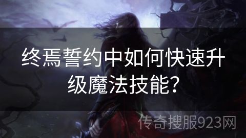 终焉誓约中如何快速升级魔法技能？