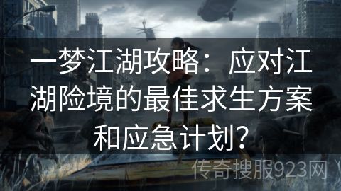 一梦江湖攻略：应对江湖险境的最佳求生方案和应急计划？