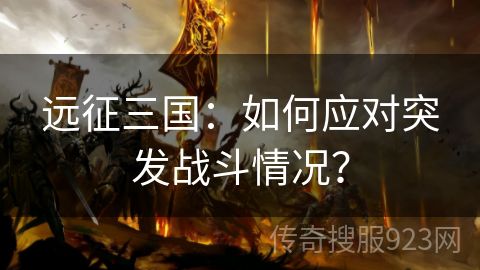 远征三国：如何应对突发战斗情况？