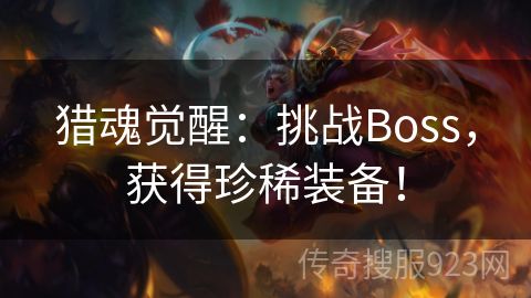 猎魂觉醒：挑战Boss，获得珍稀装备！