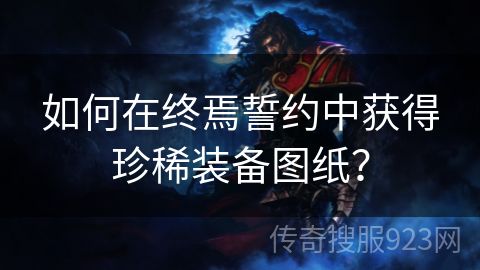 如何在终焉誓约中获得珍稀装备图纸？