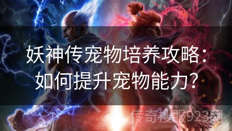 妖神传宠物培养攻略：如何提升宠物能力？