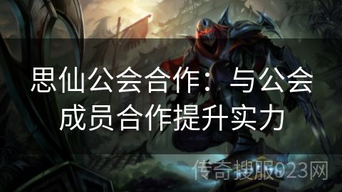 思仙公会合作：与公会成员合作提升实力