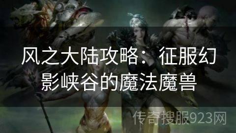 风之大陆攻略：征服幻影峡谷的魔法魔兽