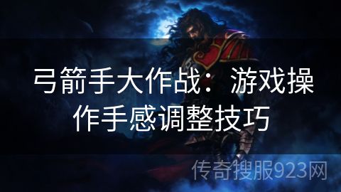 弓箭手大作战：游戏操作手感调整技巧