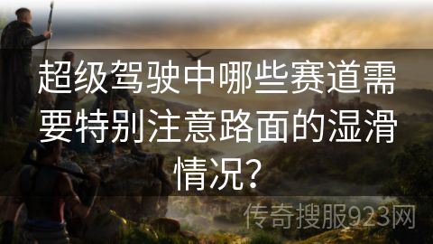 超级驾驶中哪些赛道需要特别注意路面的湿滑情况？