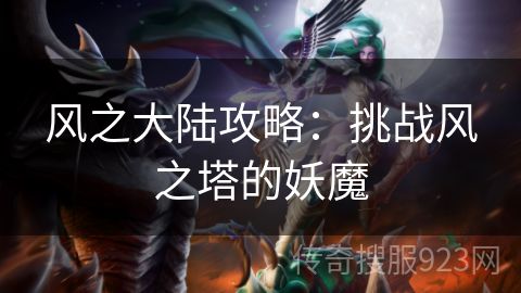 风之大陆攻略：挑战风之塔的妖魔