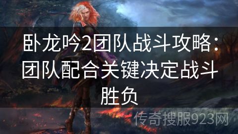 卧龙吟2团队战斗攻略：团队配合关键决定战斗胜负