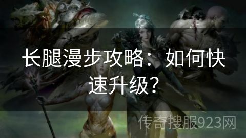 长腿漫步攻略：如何快速升级？