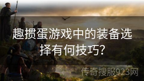 趣掼蛋游戏中的装备选择有何技巧？