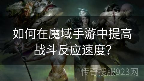 如何在魔域手游中提高战斗反应速度？